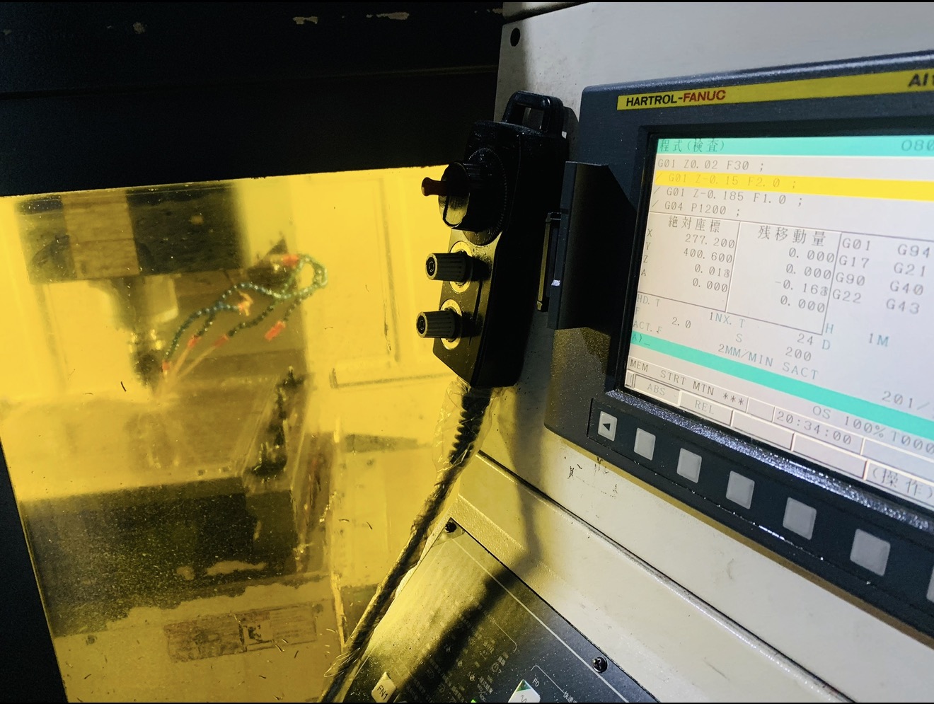 資力機械 CNC 加工區與控制器現場照片