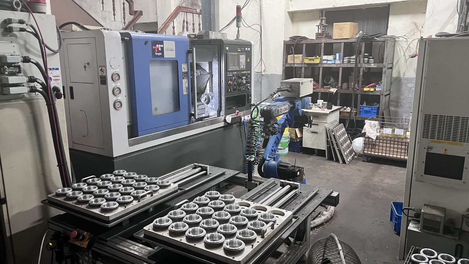 資力機械實際作品與加工現場